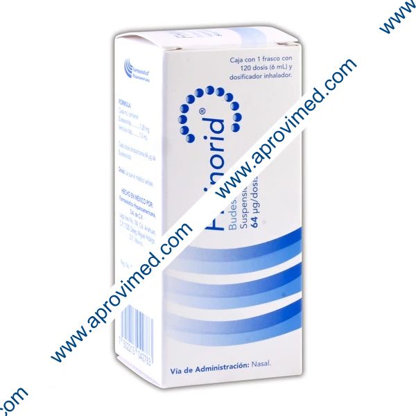 FHINORID SUSP. NASAL p/Inhalación Fco. 6 ML. c/120 Dosis 64 MCG.