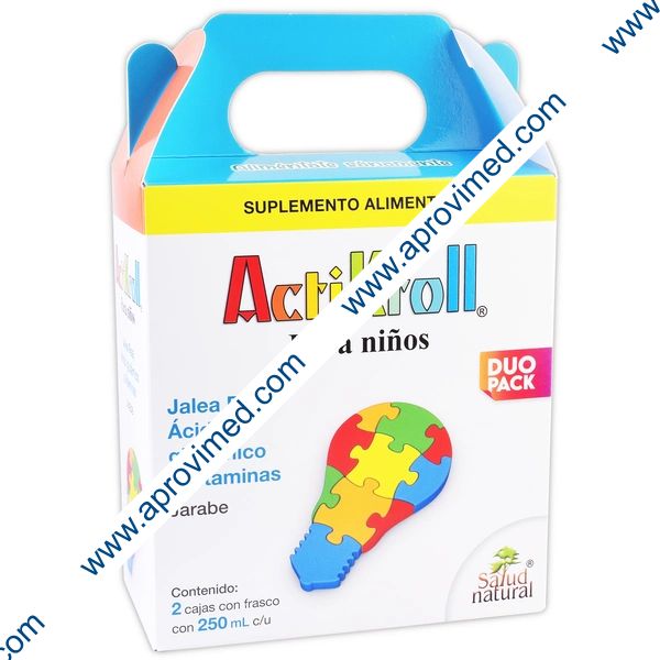 ACTIKROLL JARABE Para Niños 250 ML. (Duo Pack)