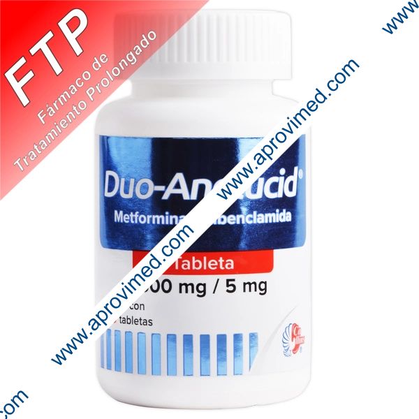 DUO-ANGLUCID c/60 TABS. 500/5 MG