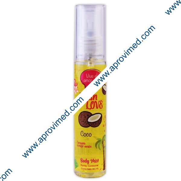 FRESH LOVE COCO Spray Corporal Fco. 60 ML.