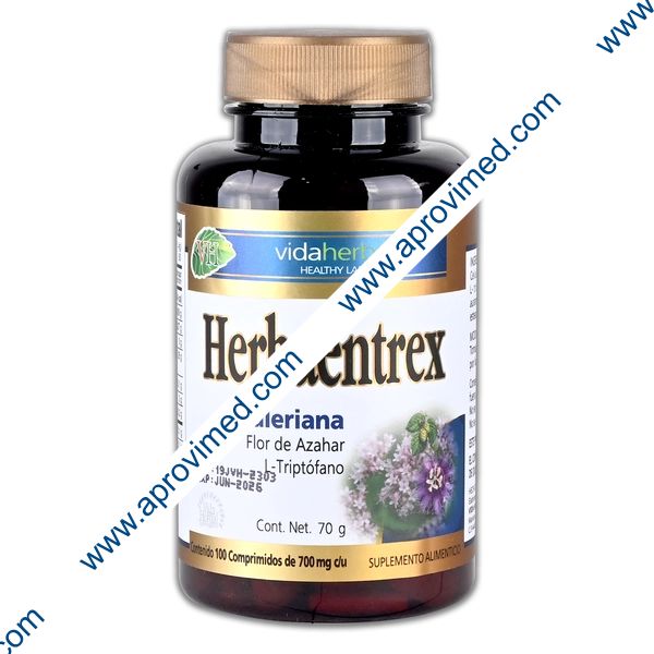 HERBAENTREX c/100 COMPS. 700 MG.