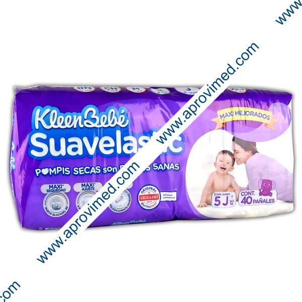 KLEENBEBÉ SUAVELASTIC (Etapa 5-J / 11-14.5 Kg.) c/40 Pzs.