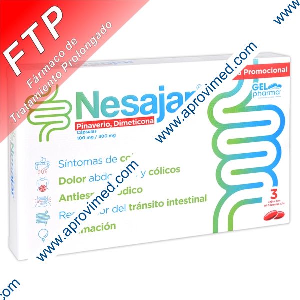 NESAJAR c/16 CAPS. 100/300 MG. (3 Pack).