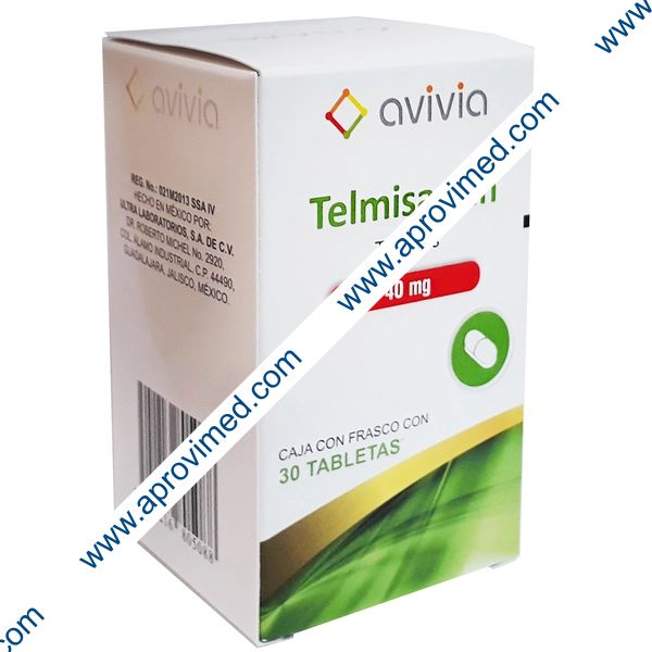 TELMISARTÁN (Avivia) c/30 TABS. 40 MG.