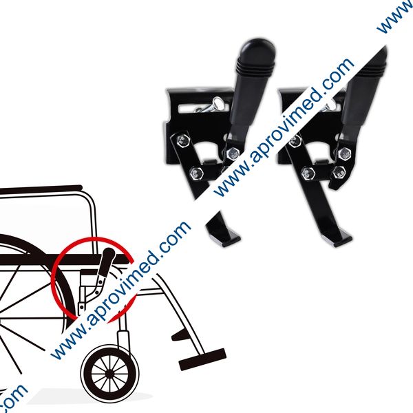 SISTEMA DE FRENO PARA SILLA DE RUEDAS c/2 Pzs.