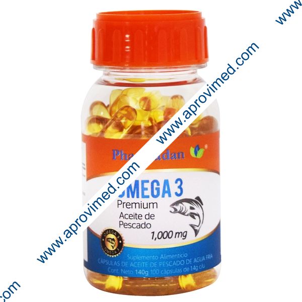 OMEGA 3 (Pharmadan) c/100 CAPS. 1.4 G.