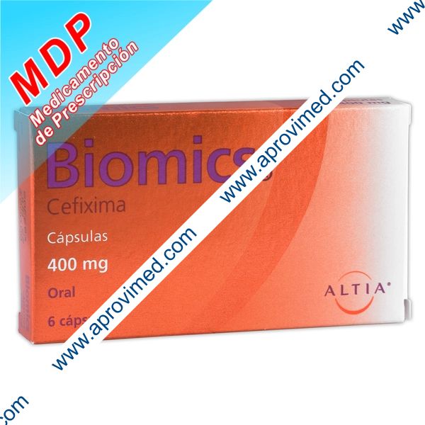 BIOMICS c/6 CAPS. 400 MG.