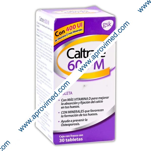 CALTRATE 600+M c/30 TABS. 600 MG/400 UI.