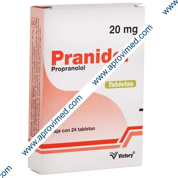 PRANIDOL c/ 24 TABS. 20 MG.