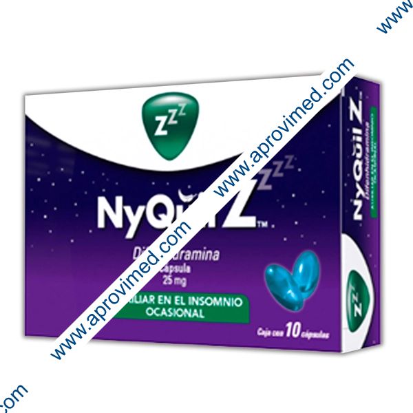 NYQUIL Z c/10 CAPS. 25 MG.