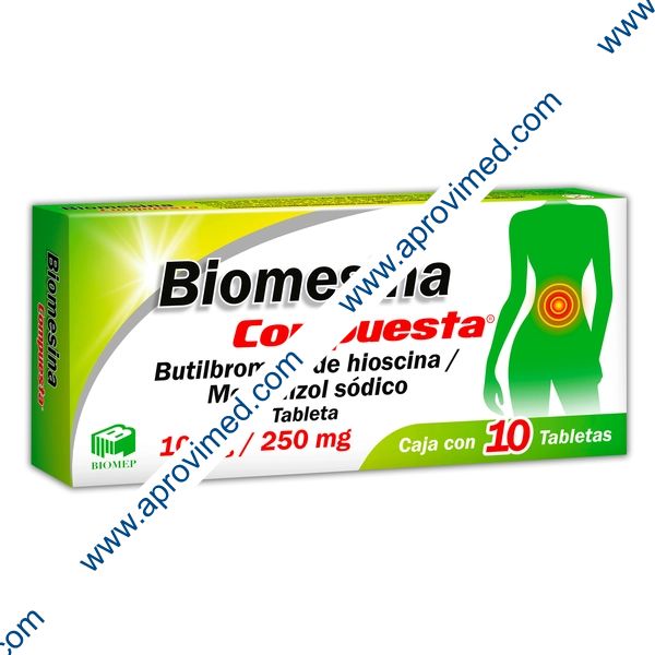 BIOMESINA Compuesta c/10 GRAG. 10/250 MG.