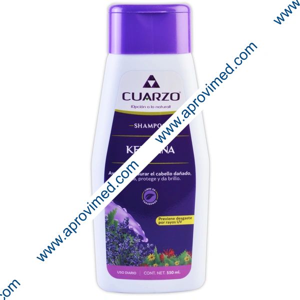 SHAMPOO REPARADOR KERATINA (Cuarzo) 550 ML.