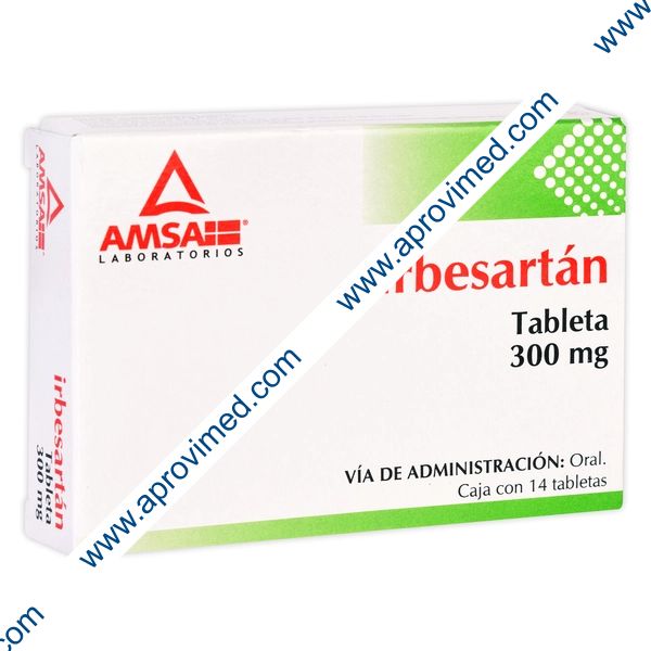 IRBESARTÁN (Amsa) c/14 TABS. 300 MG.