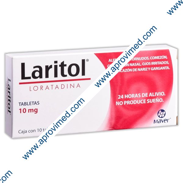 LARITOL c/10 TABS. 10 MG.
