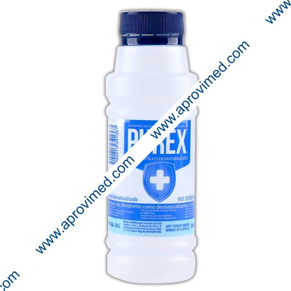 ALCOHOL ETÍLICO Desnaturalizado (Purex) 70° G.L. 125 ML.