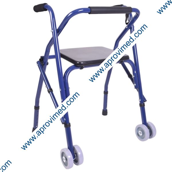 ANDADERA RLLTR SNCLLA PLGBLE ALT AJU. c/RDAS (Color Azul)