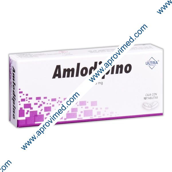AMLODIPINO (Ultra) c/ 10 TABS. 5 MG.