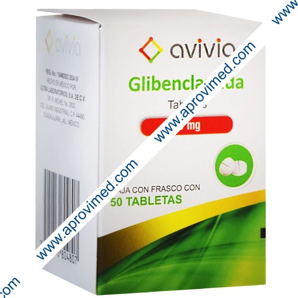 GLIBENCLAMIDA (Avivia) c/50 TABS. 5 MG.