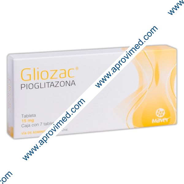 GLIOZAC c/7 TABS. 15 MG.