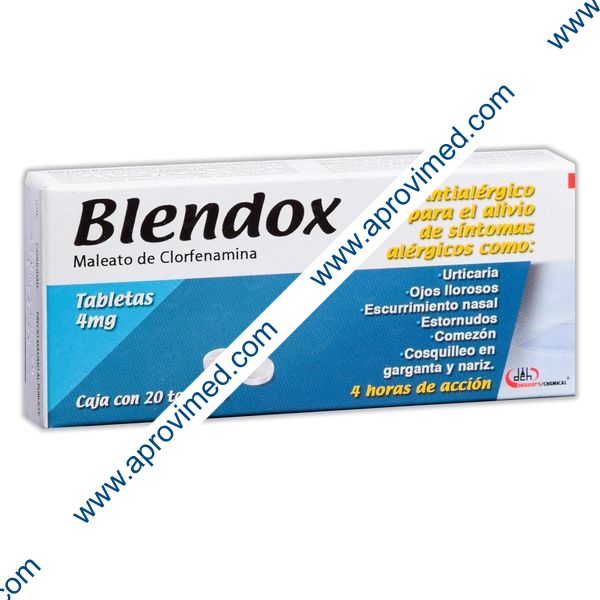 BLENDOX c/20 TABS. 4 MG.