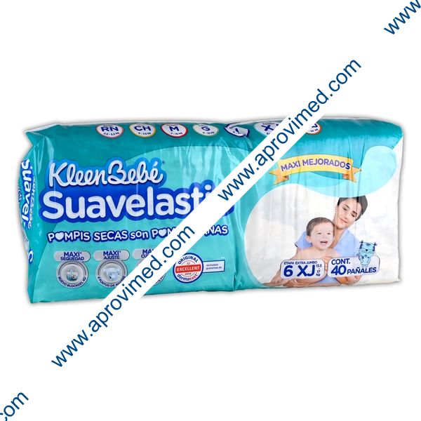 KLEENBEBÉ SUAVELASTIC EX-JUMBO (Etapa 6 / +13.5 Kg.) c/40 Pzs.