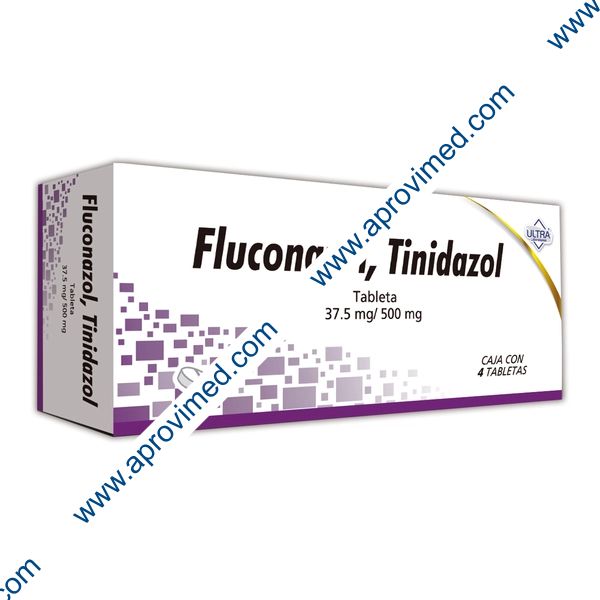 FLUCONAZOL/TINIDAZOL (Ultra) c/4 TABS. 37.5/500 MG.