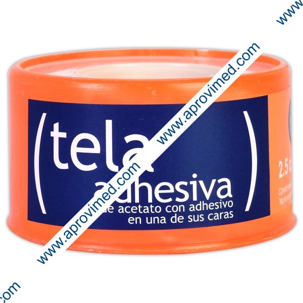 TELA ADHESIVA (Galia) Carrete A: 2.5cm; L: 5m. c/1 Pza.