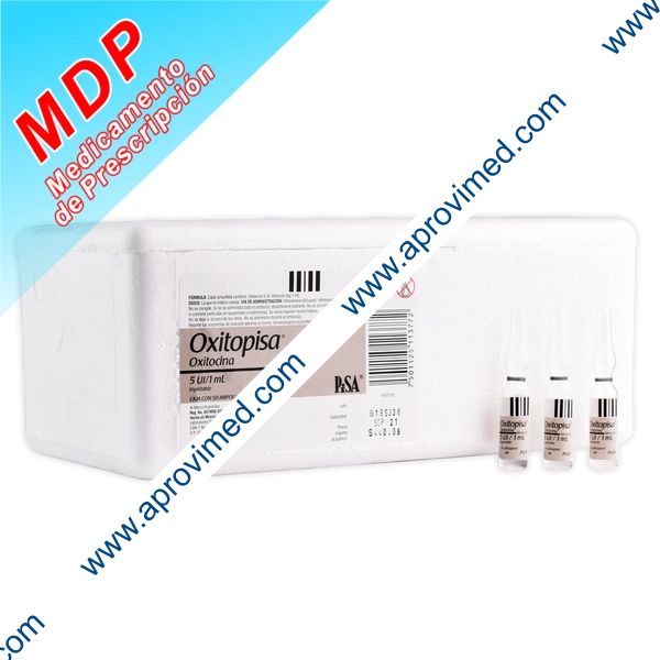 OXITOPISA Sol. Iny. c/50 AMPTAS. 5 UI/1 ML.