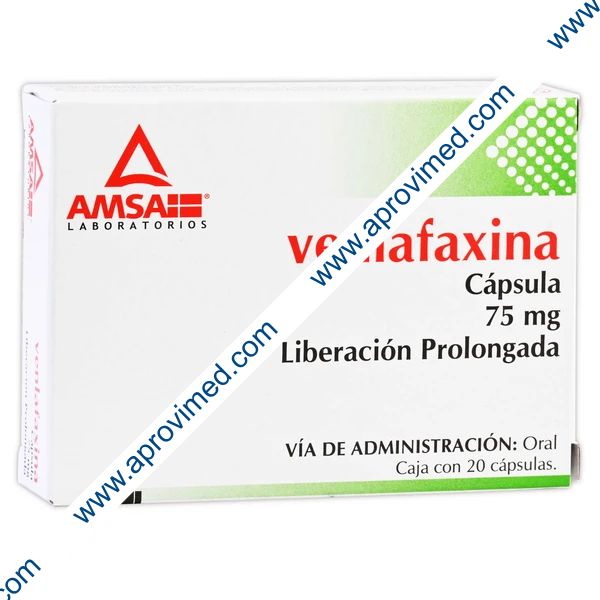 VENLAFAXINA (Amsa) c/20 CAPS. Lib. Pgda. 75 MG.