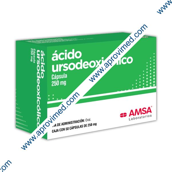 ÁCIDO URSODEOXICOLICO (Amsa) c/50 CAPS. 250 MG.