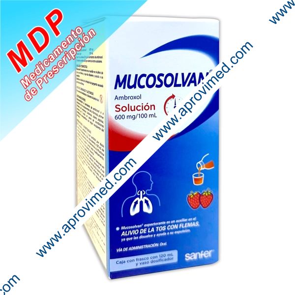 MUCOSOLVAN 12H SOL. 120 ML. 600 MG/100 ML.