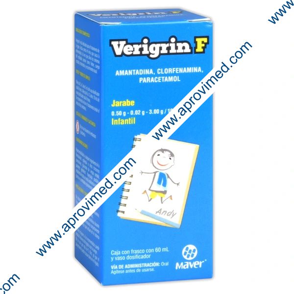 VERIGRIN-F JBE. Infantil Fco. 60 ML. 0.5-0.02-3.00 G/100 ML.