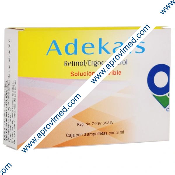 ADEKALS Sol. Ingerible c/3 AMPTAS. 5000-400 UI/3 ML.