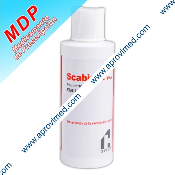 SCABISAN Plus EMULSIÓN Fco. 120 ML. 5 G/100 ML.