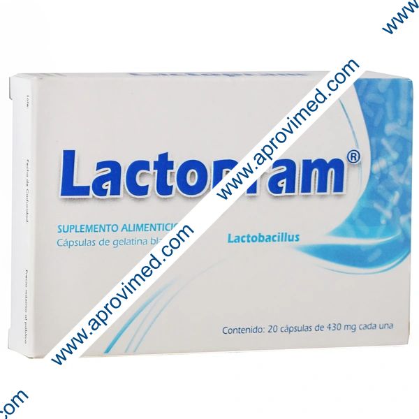 LACTOPRAM c/20 CAPS. 430 MG.