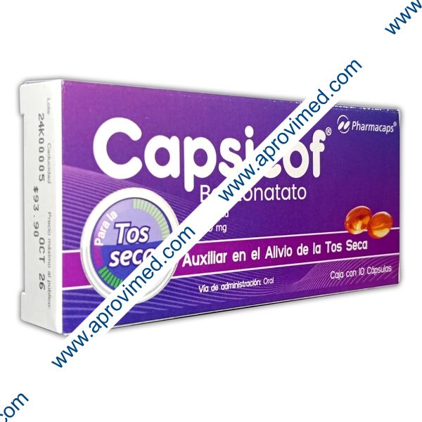 CAPSICOF c/10 CAPS. 100 MG.