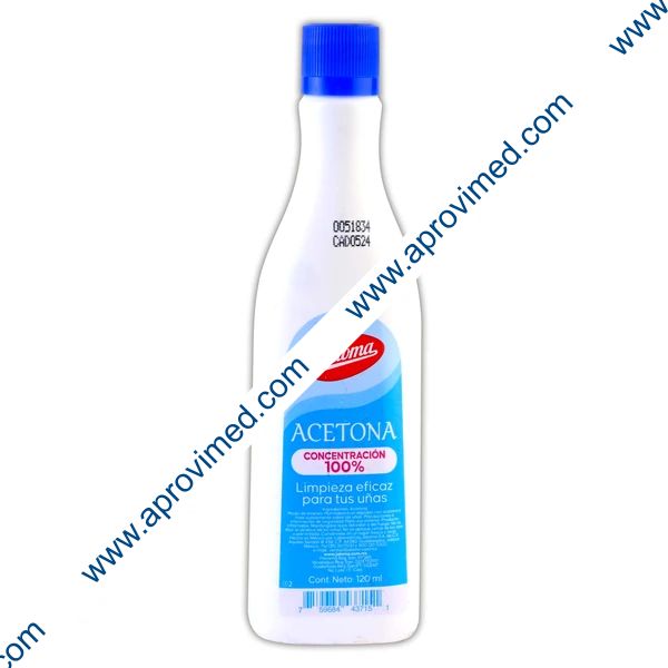 ACETONA CONCENTRACIÓN 100% (Jaloma) Fco. c/120 ML.