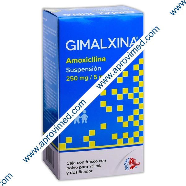 GIMALXINA SUSP. Fco. 75 ML. 250 MG/5 ML.