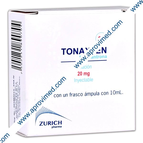 TONAXTEN Sol. Iny. c/1 FCO. AMP. 20 MG/10 ML.