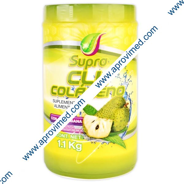 SUPRA CLL COLÁGENO Polvo c/GUANABANA Bote c/1.1 KG.