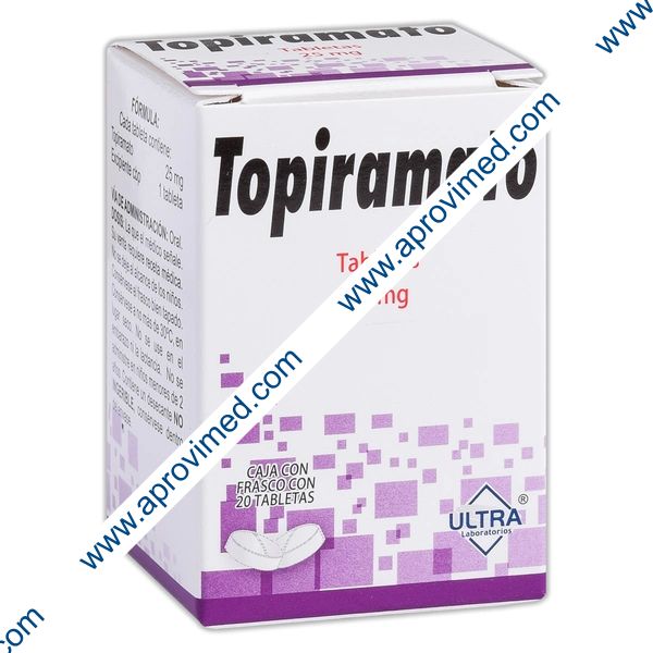 TOPIRAMATO (Ultra) c/20 TABS. 25 MG.