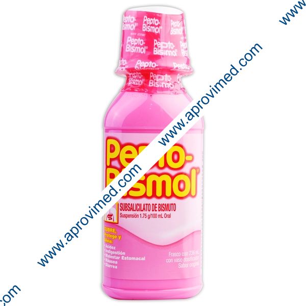 PEPTO-BISMOL Sab. Original SUSP. Fco. 236 ML. 1.75 G/100 ML.