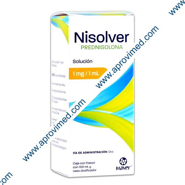 NISOLVER SOLUCIÓN Fco. 100 ML. 1 MG/1 ML.