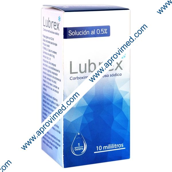 LUBREX SOL. Oftálmica al 0.5% Fco. Gotero 10 ML.