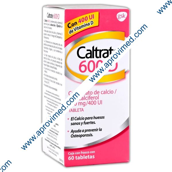 CALTRATE 600+D c/60 TABS. 600 MG/400 UI.