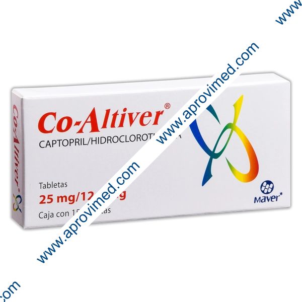 CO-ALTIVER c/15 TABS. 25/12.5 MG.