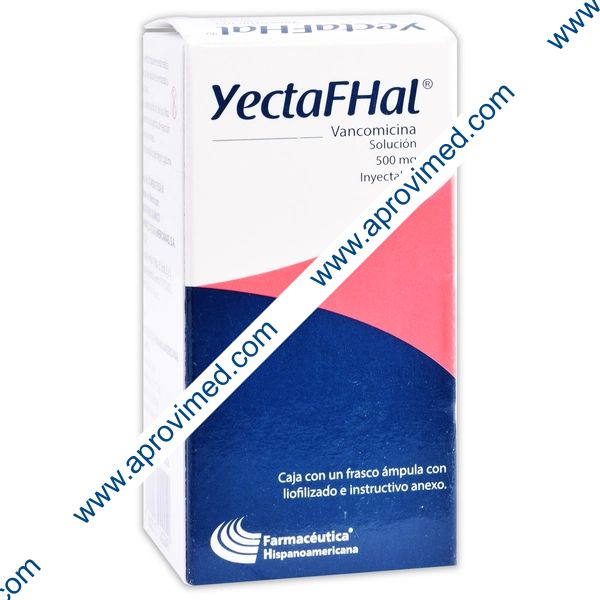 YECTAFHAL Sol. Iny. c/1 FCO. AMP. 500 MG/10 ML.