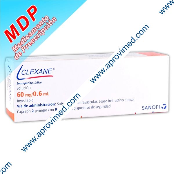 CLEXANE Sol. Iny c/2 JGAS. Prellenadas 60 MG/0.6 ML.