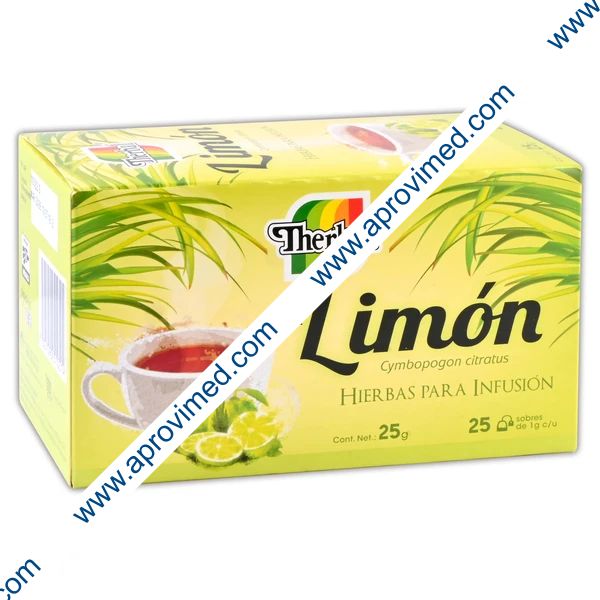 LIMÓN p/Infusion c/25 SOBS. 1 G.
