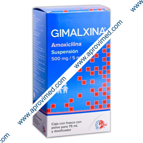 GIMALXINA SUSP. Fco. 75 ML. 500 MG/5 ML.